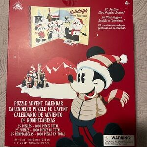 Disney Christmas Advent mini puzzle Calendar